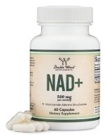 Oral NAD+ supplement bottle